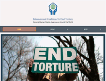 Tablet Screenshot of endtorture.org